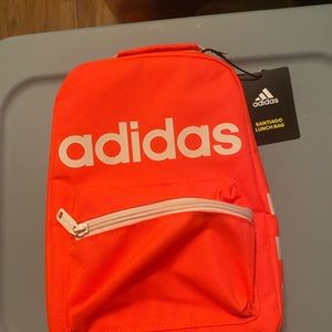 NEW NWT ADIDAS YOUTH SANTIAGO ORANGE INSULATED SCHOOL LUNCH BOX LUNCHBOX BAG